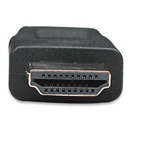 MANHATTAN Vysokorýchlostný kábel HDMI 3D, samec na samca, tienený, čierny, 10 m