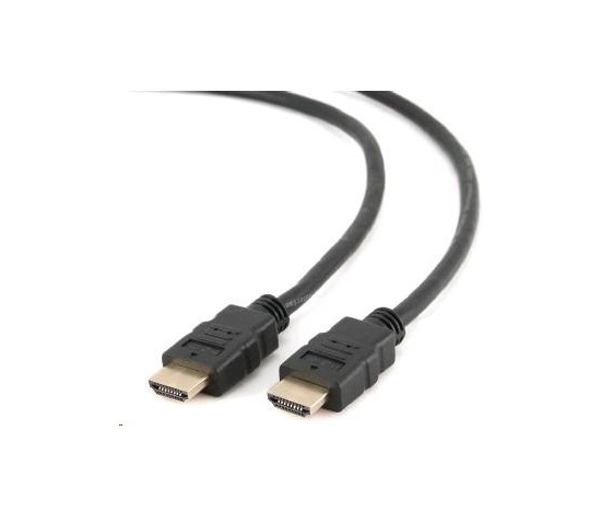 GEMBIRD HDMI kábel na HDMI 3 m (v1.4, 3D, pozlátené kontakty, tienené)