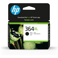 HP 364XL Black Ink Cart, 18 ml, CN684EE (550 pages)