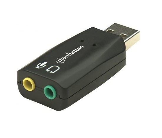 MANHATTAN Zvuková karta USB 3-D Sound Adapter