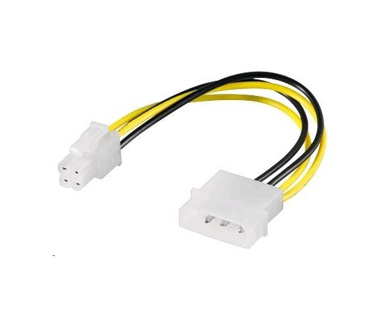 PREMIUMCORD Interný napájací kábel 1x 5,25" - 1x P4 4pin