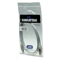 MANHATTAN USB kábel 2.0 Kábel A-B 1,8 m (strieborný)