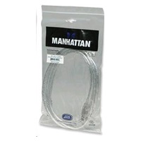 MANHATTAN USB kábel 2.0 Kábel A-B 3 m (strieborný)