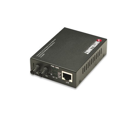 Intellinet Ethernet prevodník, 100Base-TX na 100Base-FX (ST) Multi-Mode, 2 km