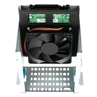 AXAGON RHD-225, kovový rám pre 2x 2.5" HDD/SSD do 3.5" poloha, montáž ventilátora