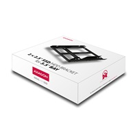 AXAGON RHD-225, kovový rám pre 2x 2.5" HDD/SSD do 3.5" poloha, montáž ventilátora