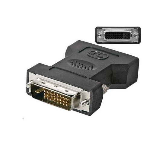 Redukcia PREMIUMCORD DVI-D (M) / DVI-I (F)