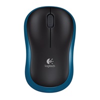 Bezdrôtová myš Logitech M185, modrá