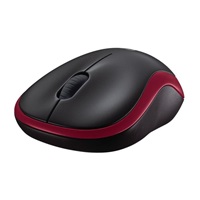 Logitech Wireless Mouse M185, red