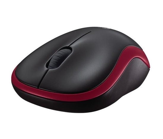 Bezdrôtová myš Logitech M185, červená