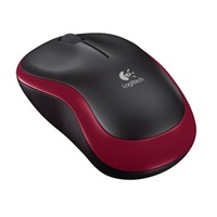 Bezdrôtová myš Logitech M185, červená