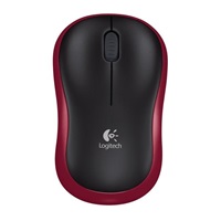 Bezdrôtová myš Logitech M185, červená