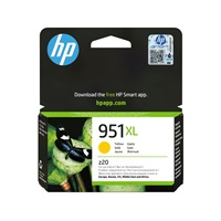HP 951XL Yellow Ink Cart, 17 ml, CN048AE (1,500 pages)