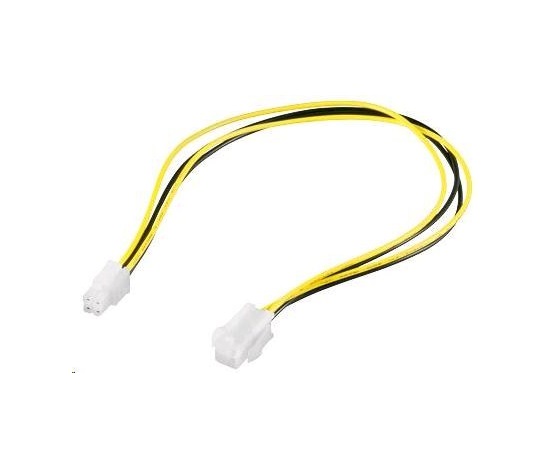 PREMIUMCORD Napájací kábel vnútorný 4pin, predĺženie 37cm (1x P4)