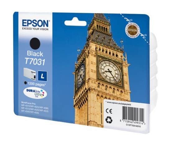 Čierny atrament EPSON WorkForce-4000/4500 - čierny L-1200pp. (24 ml)