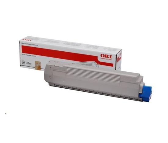 Toner OKI pre MC861<>br> <b>Kapacita:</b>10 000 strán za minútu pri 5 % pokrytí.