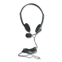 MANHATTAN Sluchátka s mikrofonem Stereo Headset