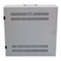 Nástenný vertikálny rack 19" 2U+4U, hĺbka 15 cm, sivý