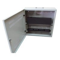 Nástenný vertikálny rack 19" 2U+4U, hĺbka 15 cm, sivý