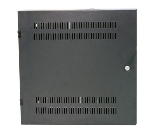 Nástenný vertikálny rack 19" 2U+4U, hĺbka 15 cm, čierny
