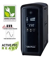CyberPower PFC SineWave LCD GP UPS 900VA/540W, zásuvky Schuko