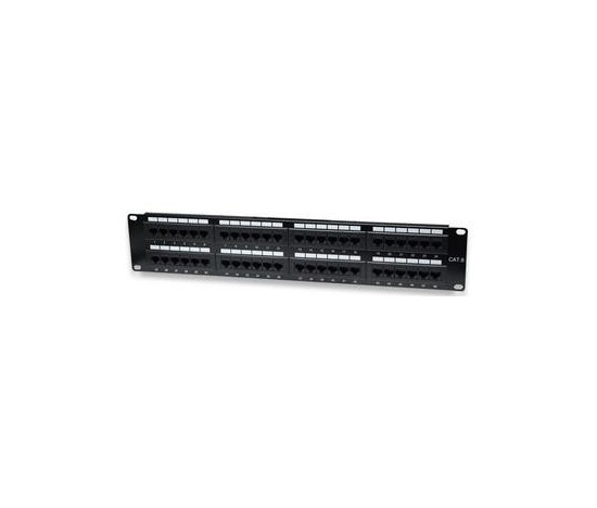 Intellinet Patch panel 48 portov Cat6, UTP, 2U, čierny