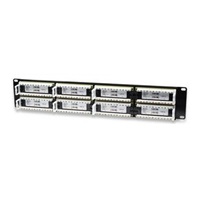 Intellinet Patch panel 48 portov Cat6, UTP, 2U, čierny