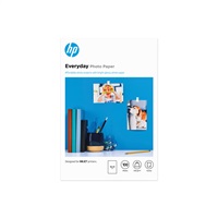 HP Everyday Glossy Photo Paper-100 sht/10 x 15 cm, 200 g/m2, CR757A