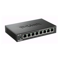 D-Link DES-108 8-portový 10/100 stolný prepínač s kovovým puzdrom