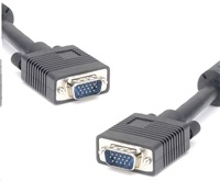 Prepojovací kábel PREMIUMCORD VGA 20 m (SVGA, HD15M/M, dvojité tienenie, feritové jadrá)