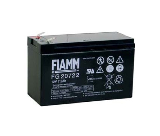 Batéria - Fiamm FG20722 (12V/7,2Ah - Faston 250), životnosť 5 rokov