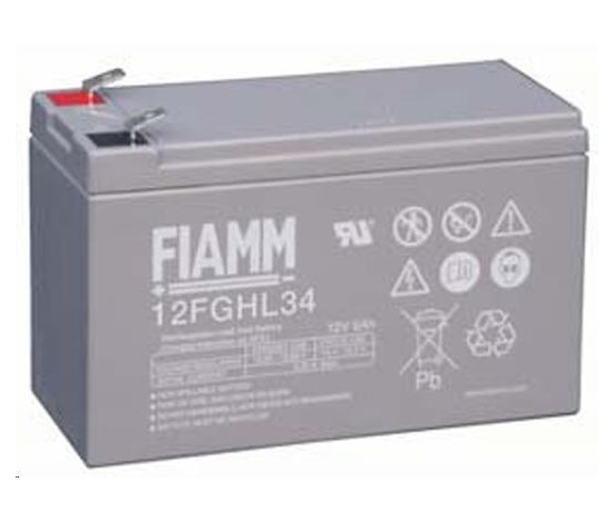 Batéria - Fiamm 12 FGHL 34 (12V/9,0Ah - Faston 250), životnosť 10 rokov