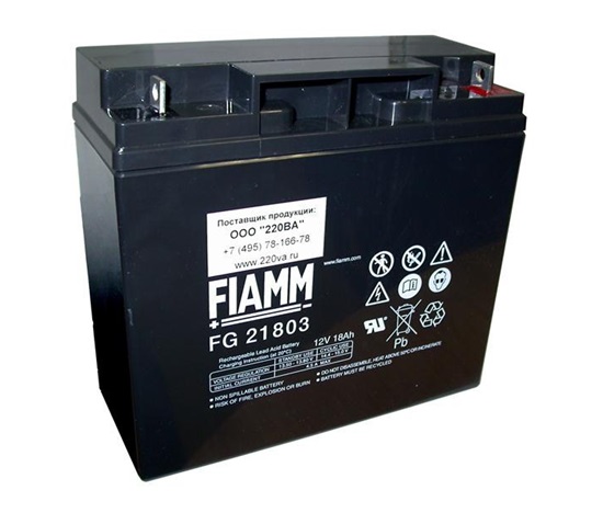 Batéria - Fiamm FG21803 (12V/18,0Ah - M5), životnosť 5 rokov