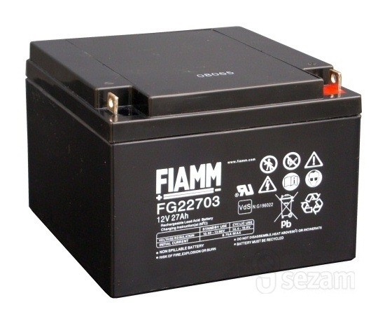 Batéria - Fiamm FG22703 (12V/27Ah - M5), životnosť 5 rokov