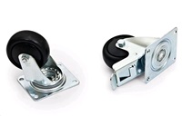 TRITON Sada 4 koliesok (2ks s brzdou, 2ks bez brzdy) max.nosnosť 800 kg