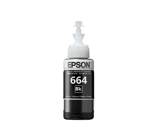 Čierny atrament EPSON T6641 Nádobka s čiernym atramentom 70 ml pre L100/L200/L550/L1300/L355/365