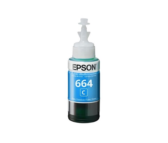 Atramentová tyčinka EPSON T6642 nádobka s azúrovým atramentom 70 ml pre L100/L200/L550/L1300/L355/365