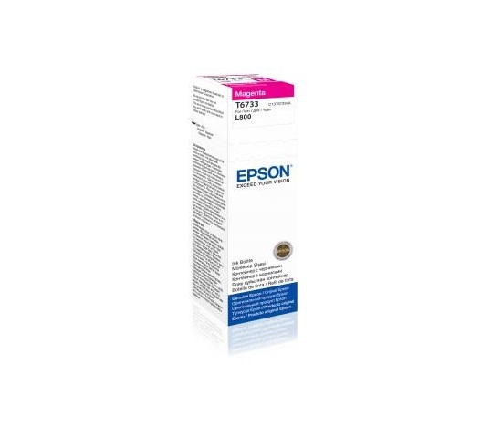 Atramentová tyčinka EPSON T6733 Purpurový atrament 70 ml pre L800/L1800