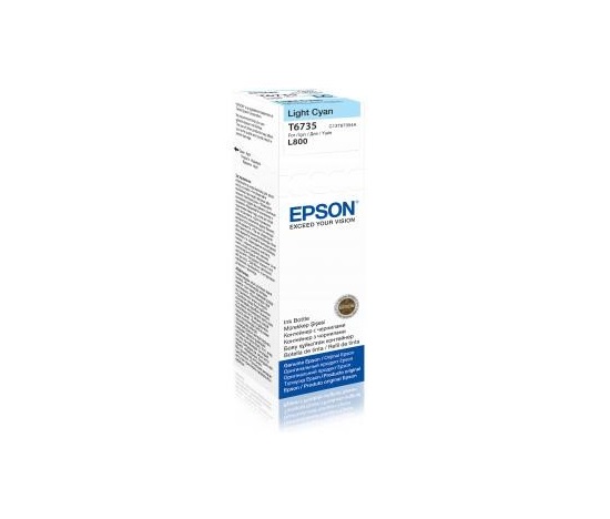 Atramentová tyčinka EPSON T6735 Light Cyan ink container 70ml pre L800/L1800