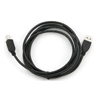 Kábel USB GEMBIRD 2.0 A-B kábel 1,8 m Professional (čierny, pozlátené kontakty)
