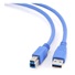 Kábel USB GEMBIRD 3.0 Kábel A-B 3 m (modrý)