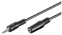 PREMIUMCORD Audio kábel 3,5 mm Jack - Jack predĺženie 10 m (M/F, stereo)