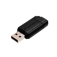 VERBATIM Flash Disk 64GB USB 2.0 Store ‘n‘ Go PinStripe, čierna