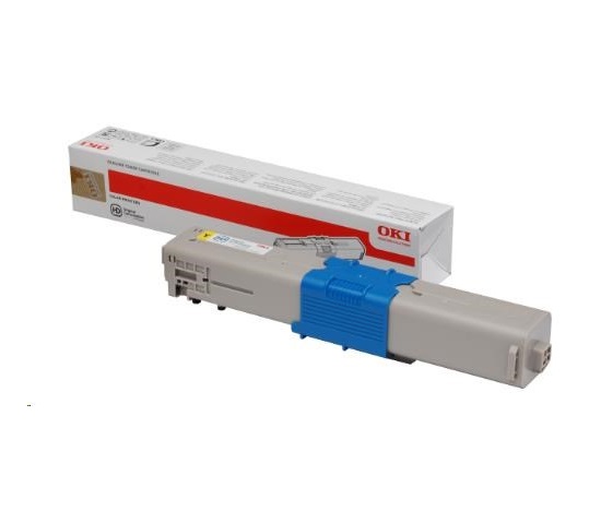 Žltý toner OKI pre C301/C321/MC332/MC342/MC342w (1 500 strán)