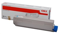 Azurový toner OKI pre C822 (7 300 strán)