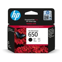 Čierny atramentový košík HP 650, 6,5 ml, CZ101AE (360 strán)