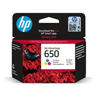Trojfarebný atramentový vozík HP 650, 5 ml, CZ102AE (200 strán)