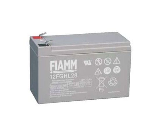 Baterie - Fiamm 12 FGHL 28 (12V/7,2Ah - Faston 250), životnost 10let