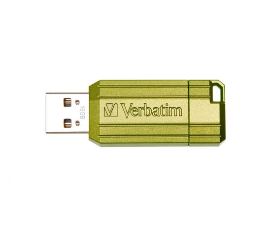 VERBATIM Flash disk 16 GB Store 'n' Go PinStripe, eukalyptovo zelený