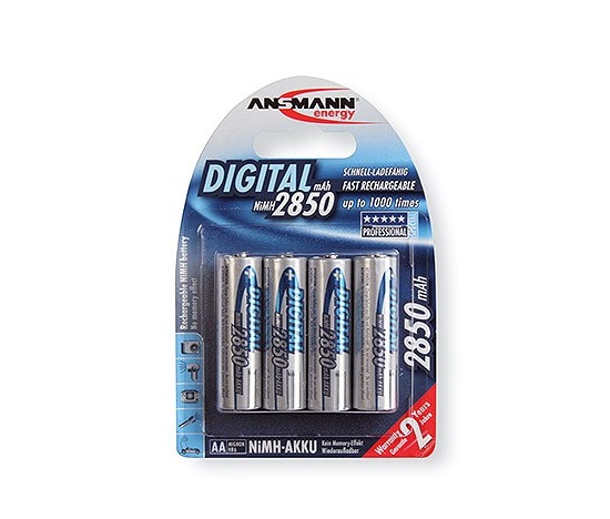 Baterie - Ansmann Mignon 4xAA Typ 2850 min 1,2V/2650 mAh DIGIT